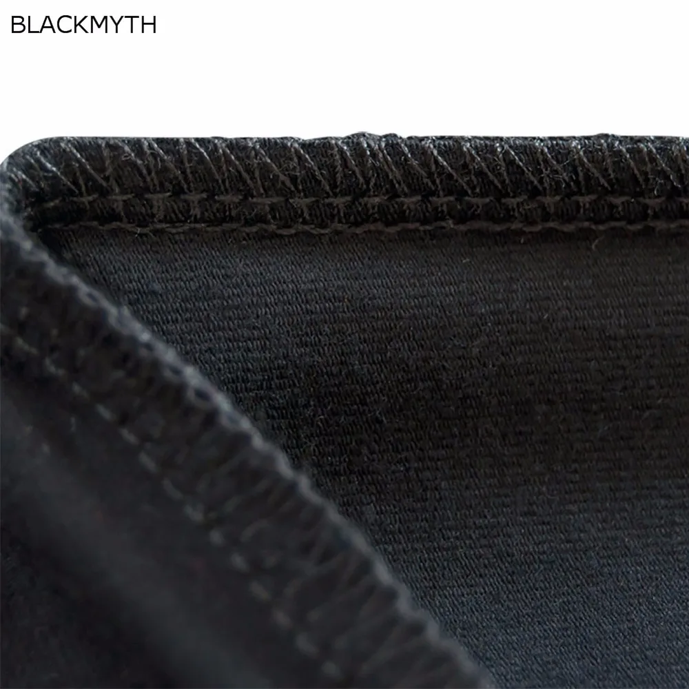 BLACKMYTH Модные женские повседневные черные рубашки без рукавов укороченный топ топы