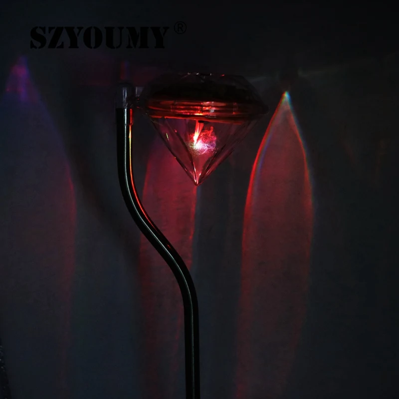Светодиодный садовый светильник SZYOUMY на солнечной батарее лампа для газона со