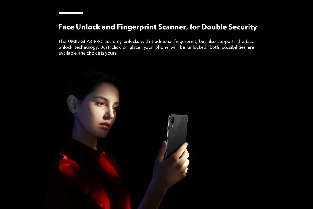 UMIDIGI A3 Pro глобальная лента 5," 19:9 полноэкранный смартфон 3 ГБ+ 16 GB/32 GB Quad core Android 8,1 12MP+ 5MP с распознаванием лица Dual core 4G 3 слота