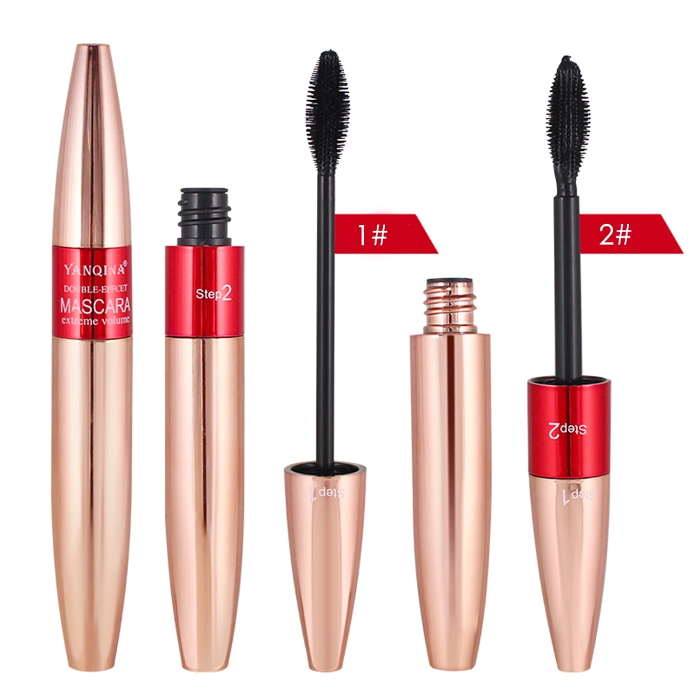 Новинка 4D 2 в 1 Водонепроницаемая тушь для ресниц Dikke Blijvende завивка Verlenging Eye Make-Up Beter Dan секс тушь для ресниц
