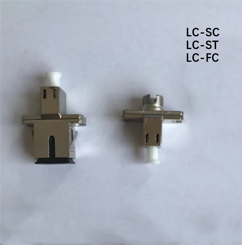 DHL Бесплатная 100 шт LC-SC LC-ST Гибридный адаптер металлический SX SM