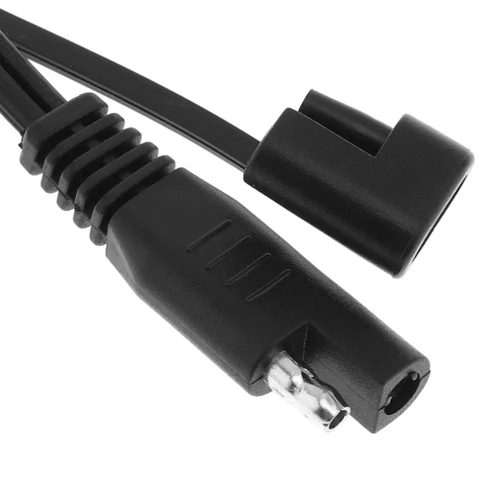

DC 5V PVC SAE to USB Adapter Waterproof Motorcycle Charger with Extension Harness and Round Terminal