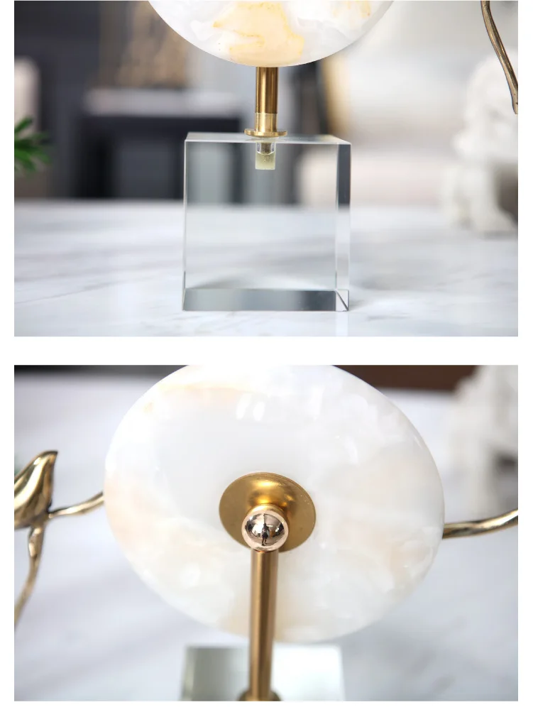 Роскошные аксессуары для украшения дома арт круглая нефритовая декоративная