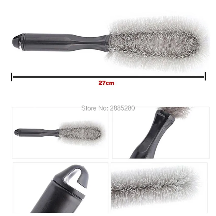 

Car Tyre Cleaning Brush Scrub Wheel Hub Brush for ssangyong actyon opel zafira a jaguar xf seat leon 5f sorento passat b8