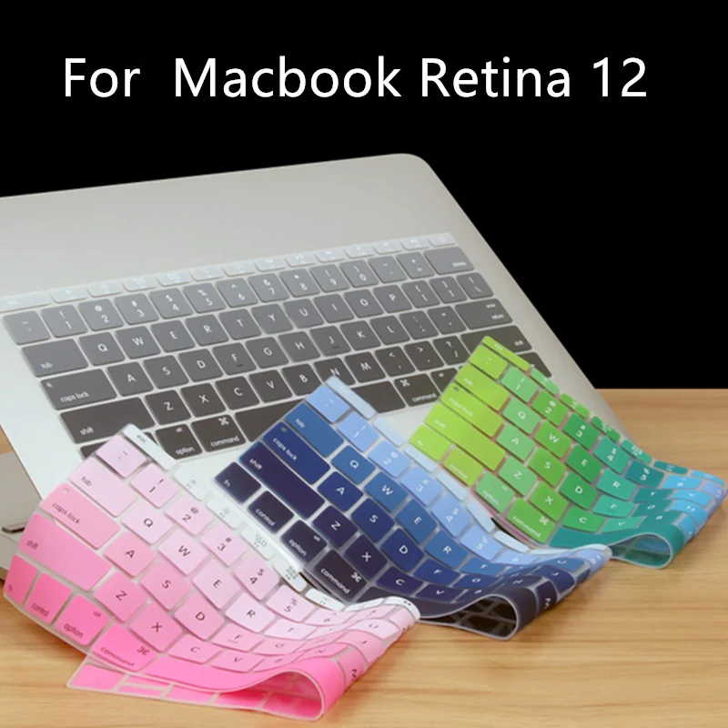

Чехол для клавиатуры Zimoon, силиконовый, для Apple Macbook Retina 12