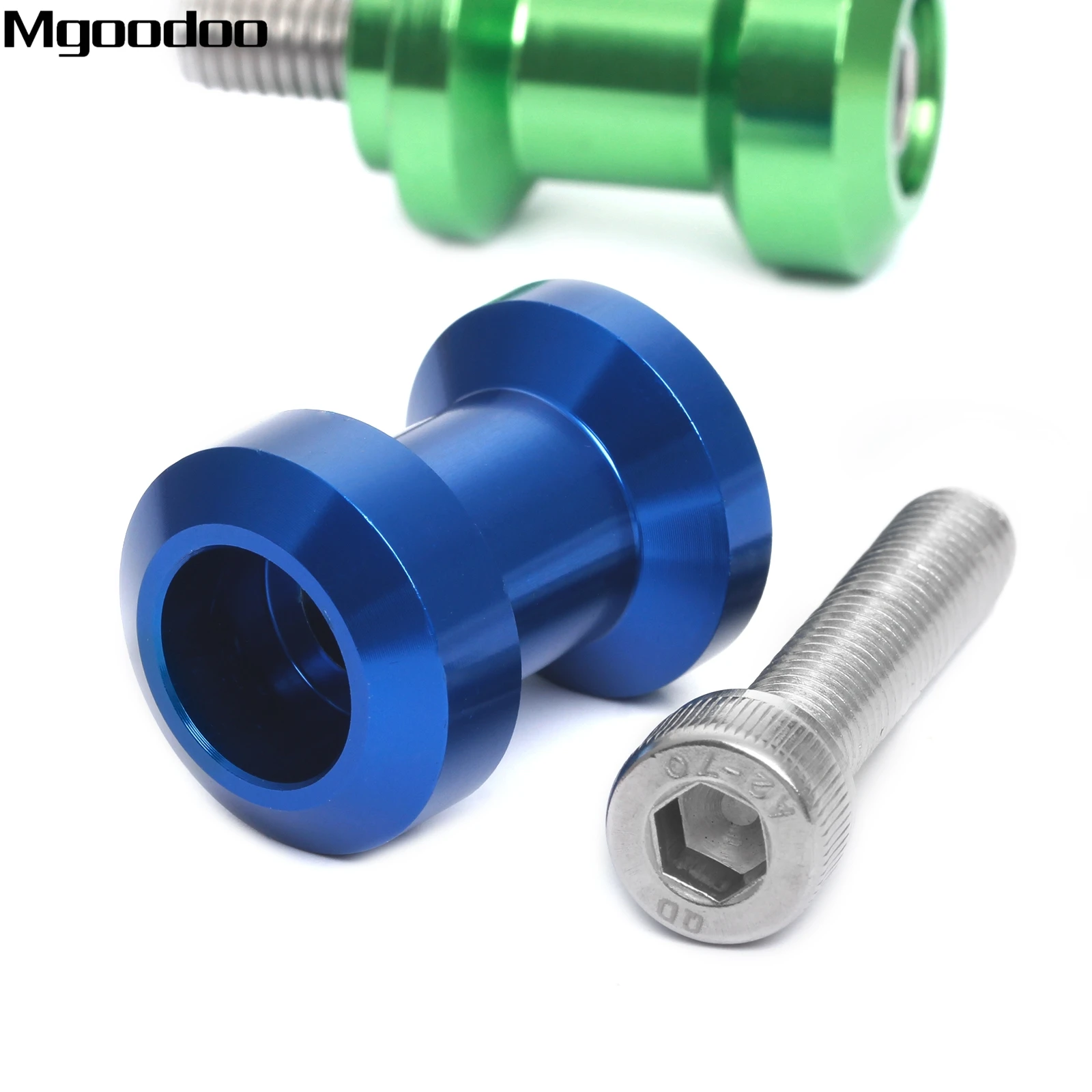 Mgoodoo CNC алюминиевые мотоциклетные 8 мм шпули с маятниковым рычагом Слайдеры для