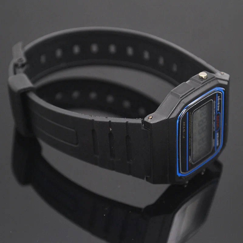 New Multifunctiona Cool Mens Sports Casual LED Digital Watch Soft Rubber Band Wrist Watches Men Clock relogio masculino 1pc | Наручные