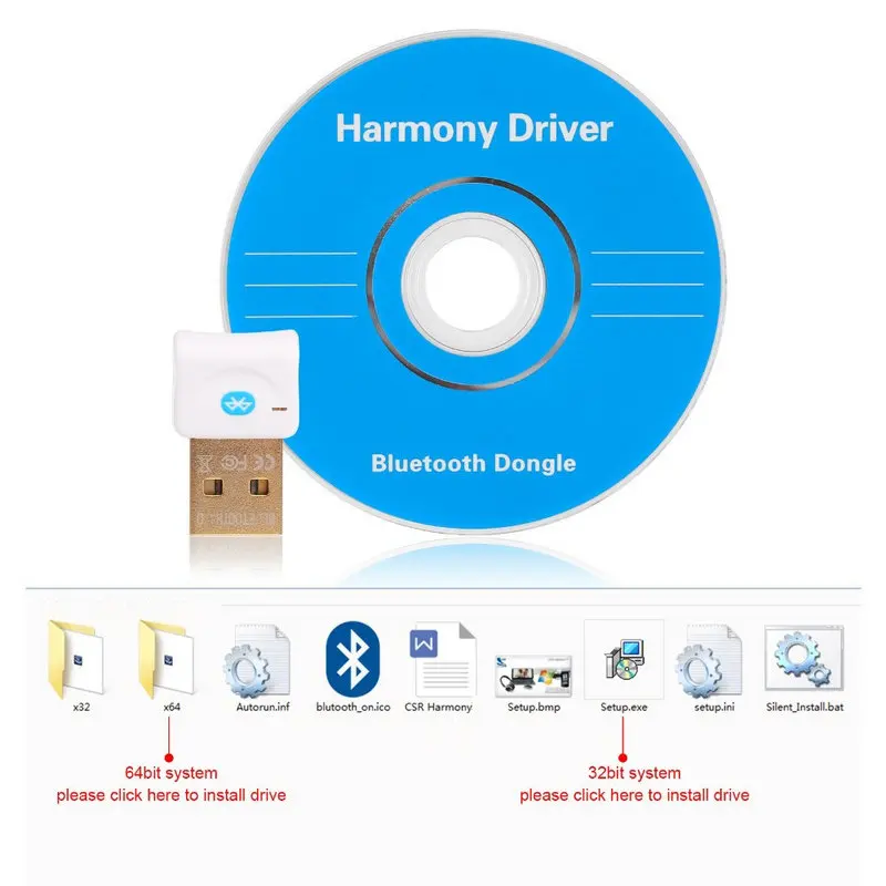 Hongsund беспроводной USB Bluetooth адаптер V4.0 Bluetooth Dongle музыкальный звуковой приемник адаптер Bluetooth передатчик для компьютера ПК ноутбук