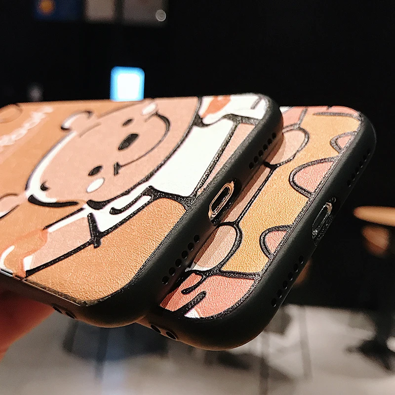 Cartoon Winnie The Pooh Phone Case for IPhone X XR XS Max 8 7 6 6S Plus Xsmax Cute Women Mouse Soft Silicone Back Cover |