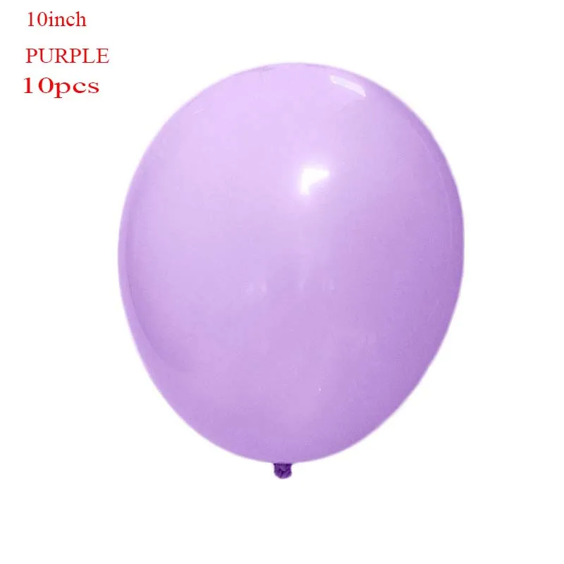 10inch purpleMacaron 10 18 36 дюймов Большой пастельных шарики Baby Shower украшения мгновенной проявки Macaroon баллоны Blanc на свадьбу и день рождения Globos латексный воздушный шар S6XZ - Цвет: 10inch purpleMacaron
