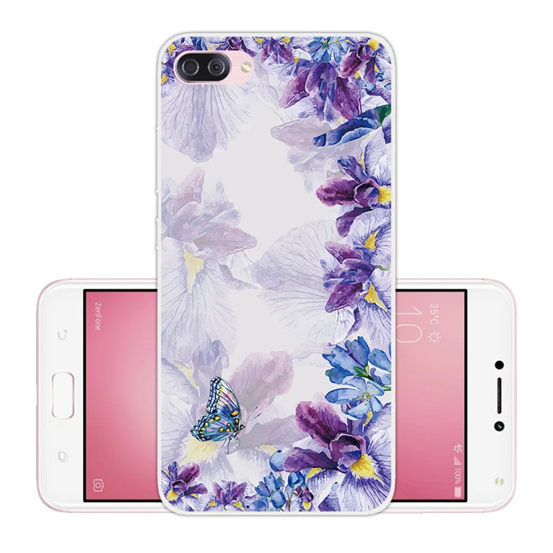 For Asus Zenfone 4 Max ZC554KL Soft TPU Transparent Silicone Pieces Back Cover for Slim Coque |
