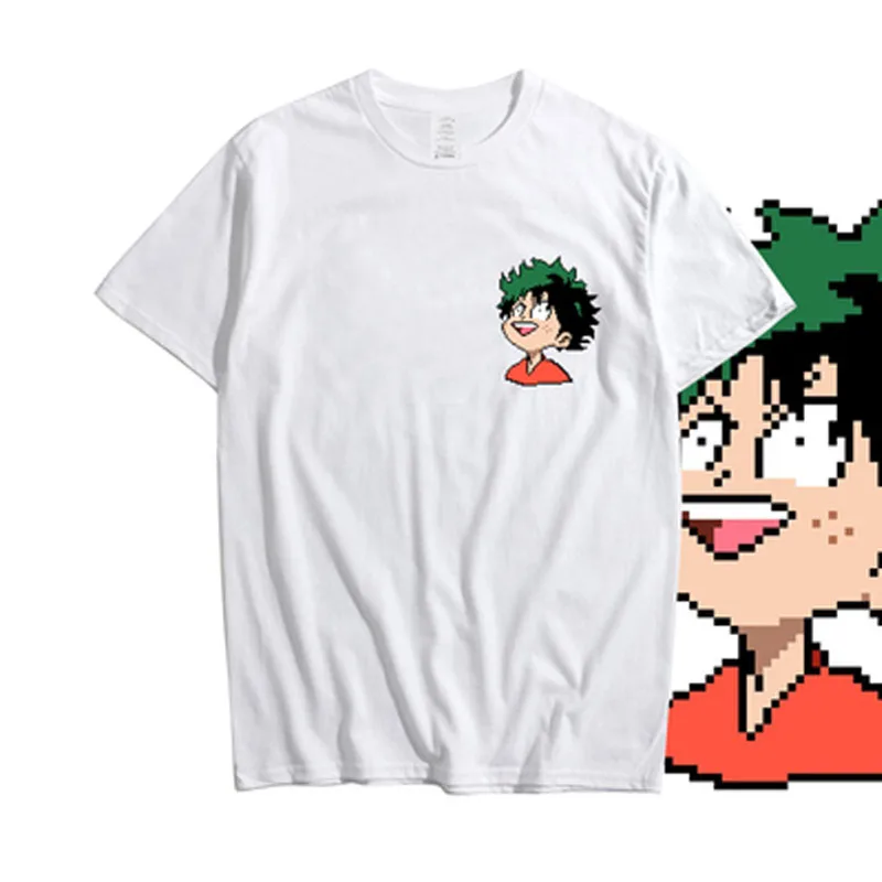 Мужская хлопковая летняя футболка Cosroad Boku No Hero academic Midoriya Izuku | Тематическая одежда