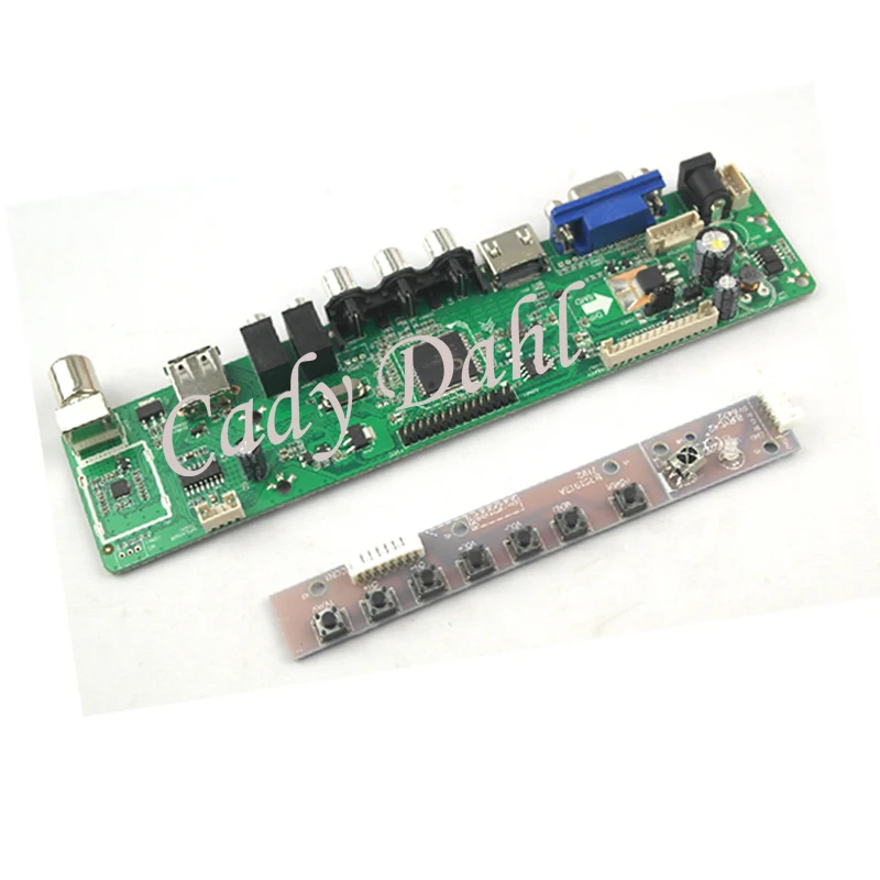 HDMI CVBS RF USB VGA AV ТВ плата контроллера для 21 5 &quotM215HW01 V0 LM215WF1 TLG1 1920x1080 2ch 8bit 4 CCFL 30