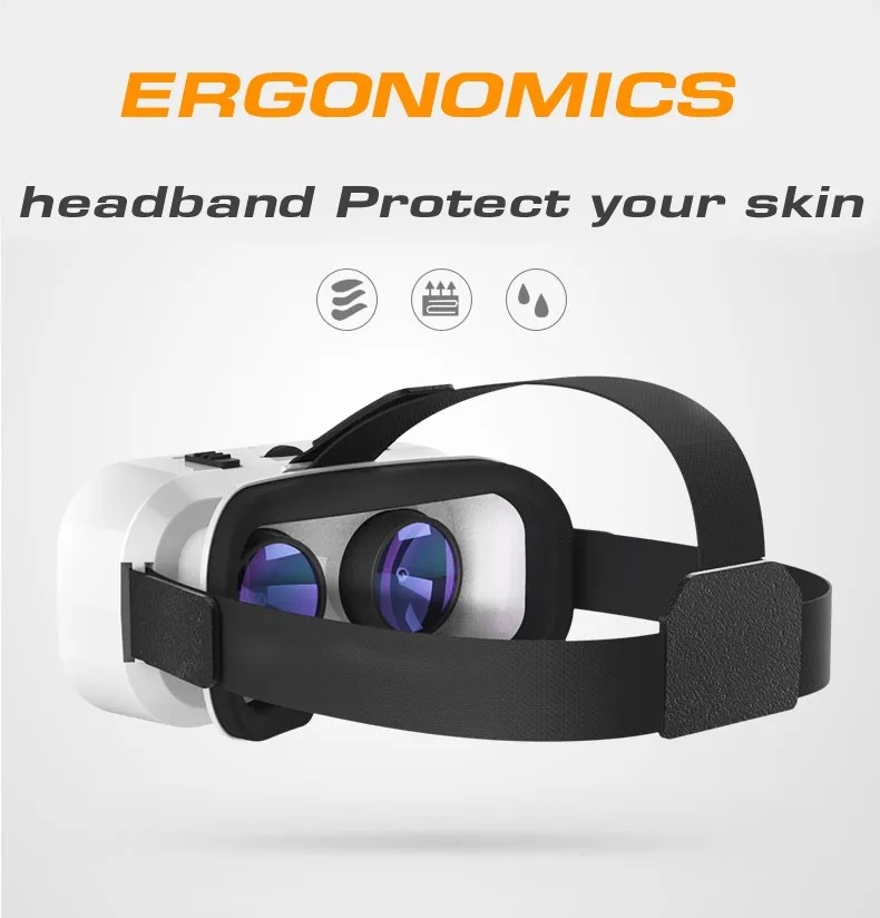 Очки виртуальной реальности VR SHINECON 5 0 3D очки с геймпадом для телефона 4 7 6 дюймов|3D