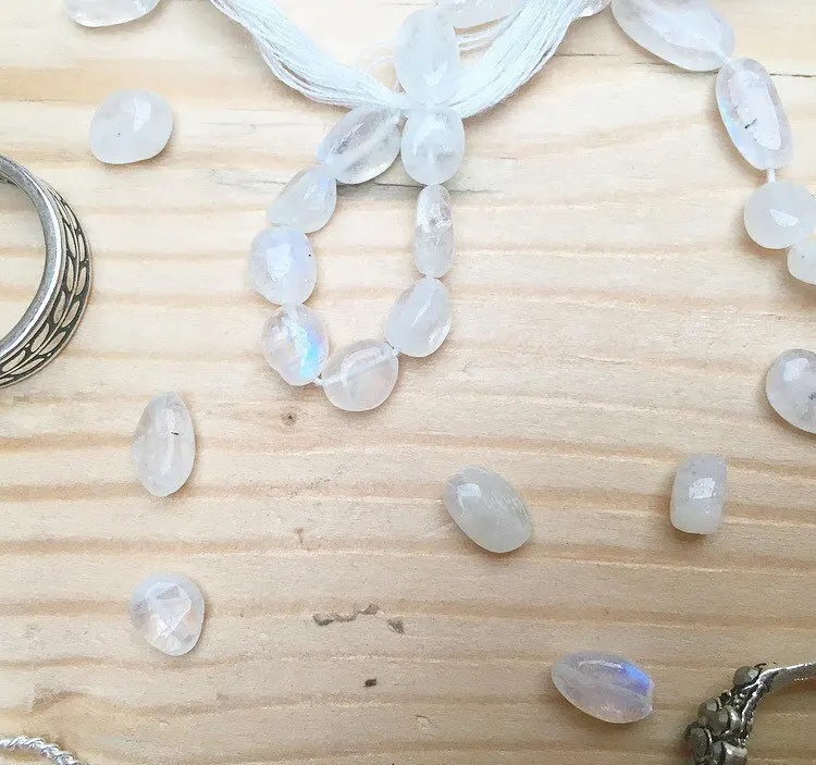 Ожерелье лунный камень ювелирные изделия из лунного камня высокого класса