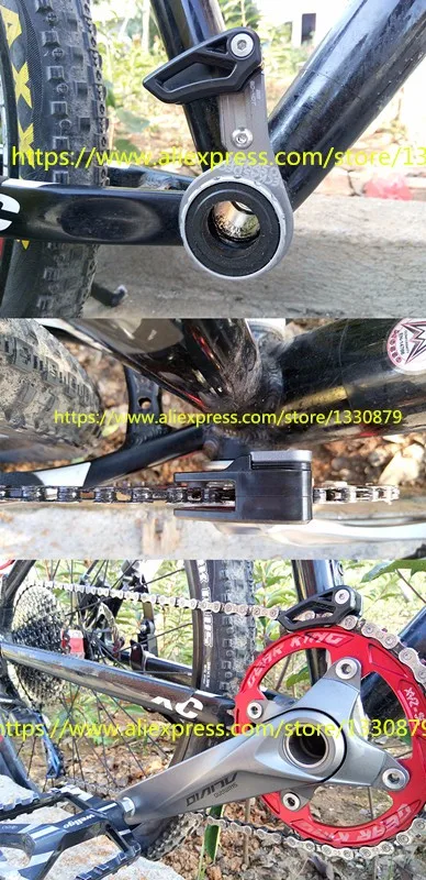 CNC направляющая для велосипедной цепи MTB велосипедная направляющая цепь для ловли велосипеда зубная пластина направляющая цепь устойчивая круглая 32-40 T/Овальная 32 T-38 T