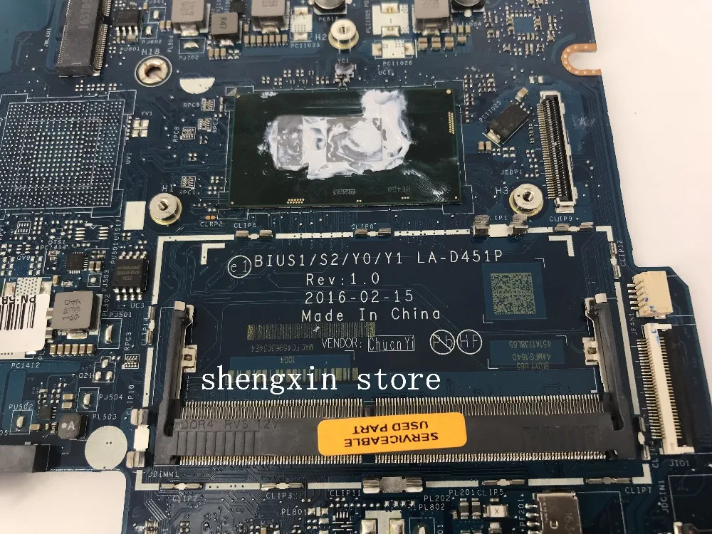 5B20L45854 LA-D451P системная плата для Yoga 510-15ISK Flex 4-1570 материнская ноутбука W/ I7-6500U CPU DDR4 |