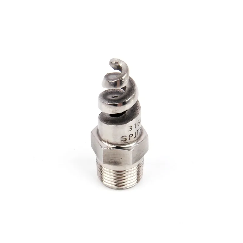 1-10pcs 3/8 Inch Stainless Steel Spiral Nozzle Male Thread Silver Atomizating Sprinkler High Quality Cone | Дом и сад