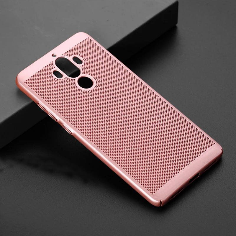NOTOW NEW PC Hard shell Ultru-Thin honeycomb back cover heat sink cooling case for Hauwei Mate 9 phone |