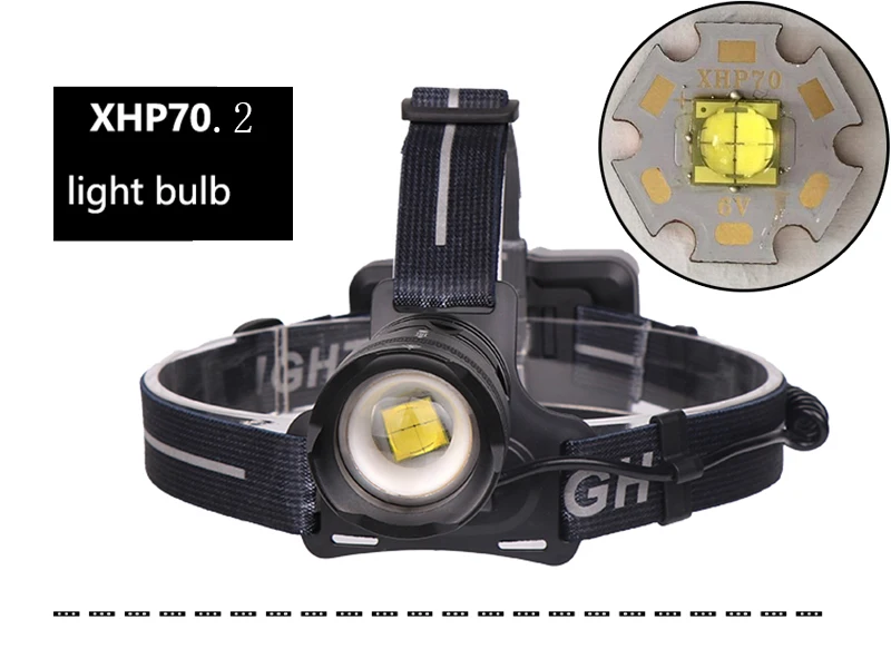 Litwod Z93 светодиодный налобный фонарь XHP70.2 налобный фонарь 50000LM самый яркий Мощный налобный фонарь для рыбалки фонарь