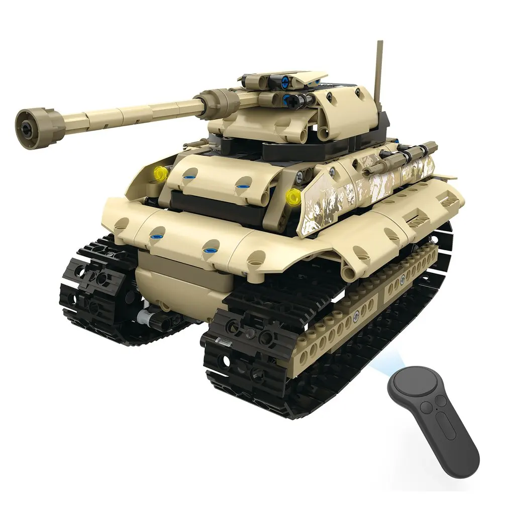 MoFun 13009 2 4G 4H USB зарядка строительный блок имитация военного автомобиля 538 шт. DIY