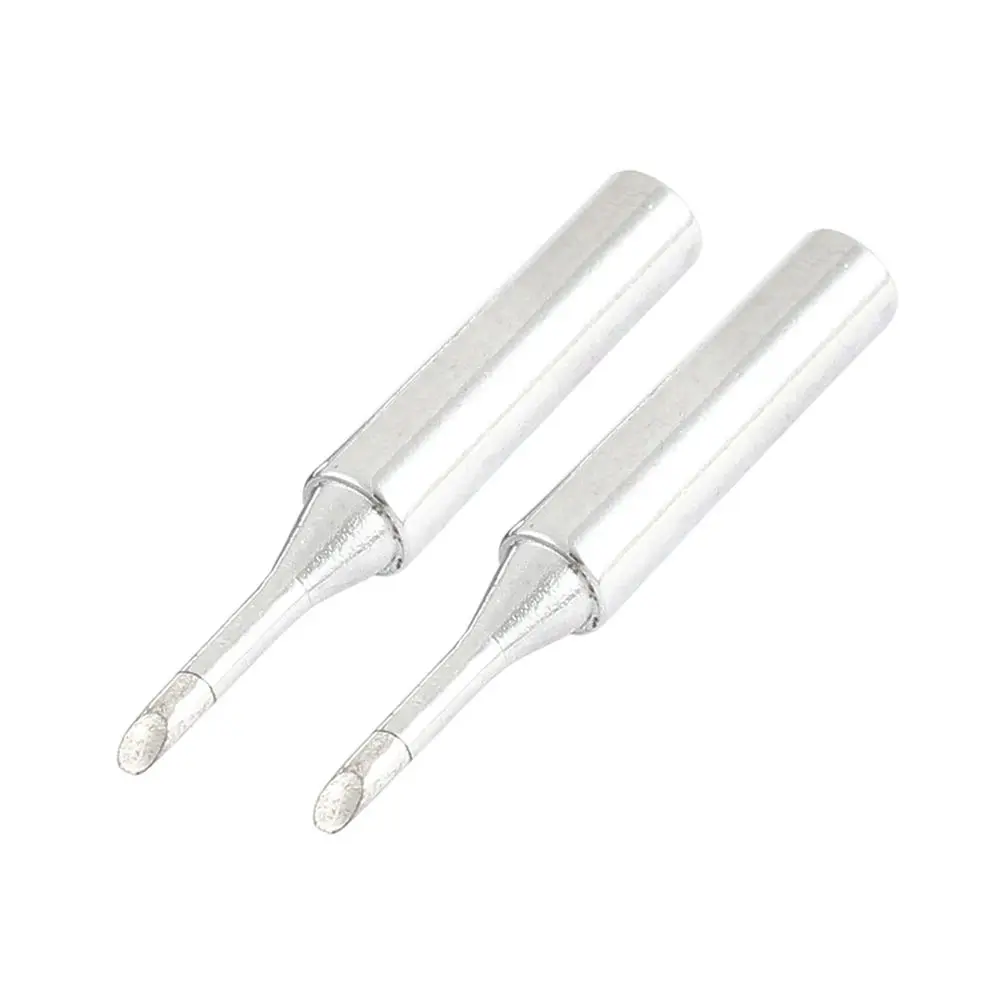 

New 3Pcs 900M-T-2C 60W 2mm Width Bevel Soldering Solder Iron Tip 43 x 6mm