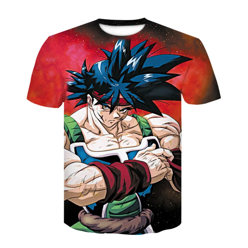 Летняя мужская футболка розничная продажа Забавные футболки с 3D принтом Dragon Ball
