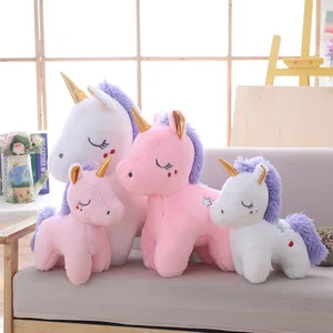 Новое поступление, милая плюшевая игрушка-единорог, мягкая Набивная игрушка-Зверюшка, розовая, белая, единорог, плюшевая игрушка для девочек, подарок на день рождения для детей