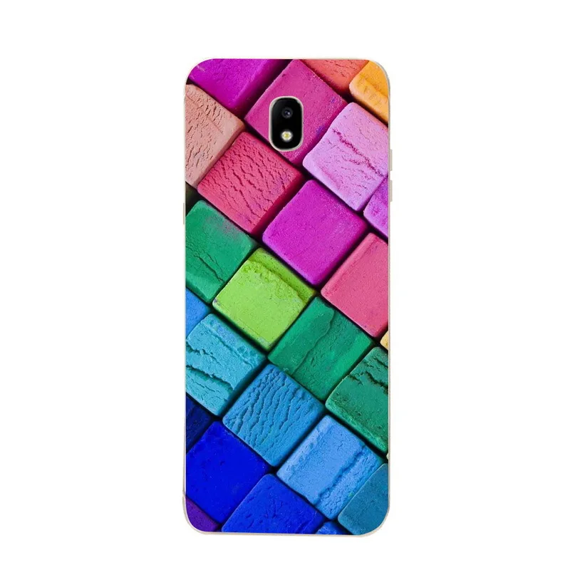 Цветной мультяшный дизайнерский цветной чехол для Samsung Galaxy J7 2017 J730 окрашенный