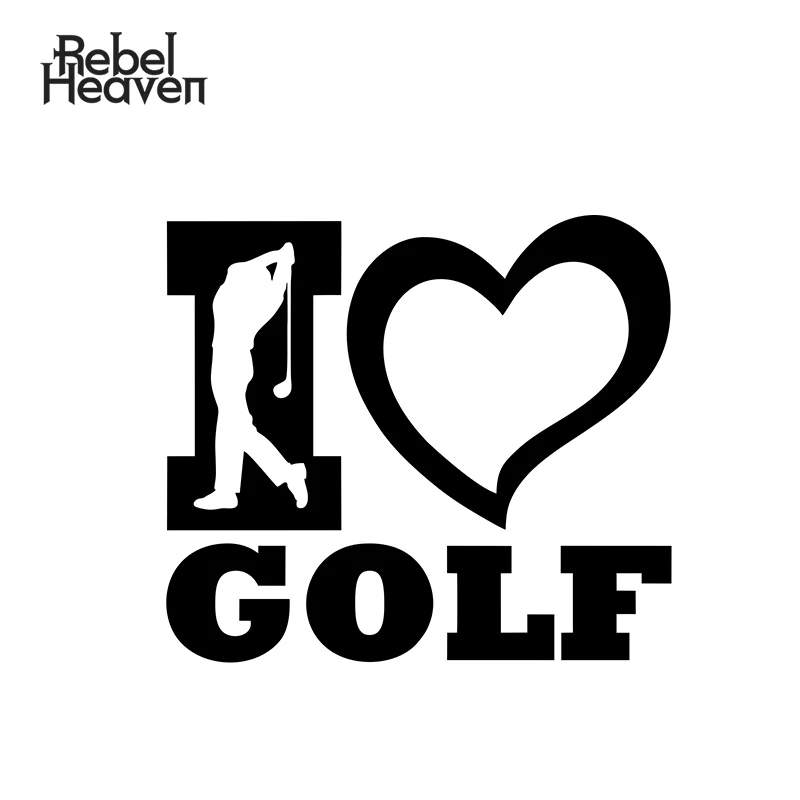 Rebel Heaven забавная JDM наклейка для автомобиля ребенка на борту мальчик DJ I Love Golf