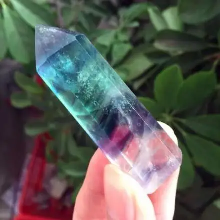 Натуральная флюоритовая Хрустальная флюоритовый кварц с двойной стрелкой