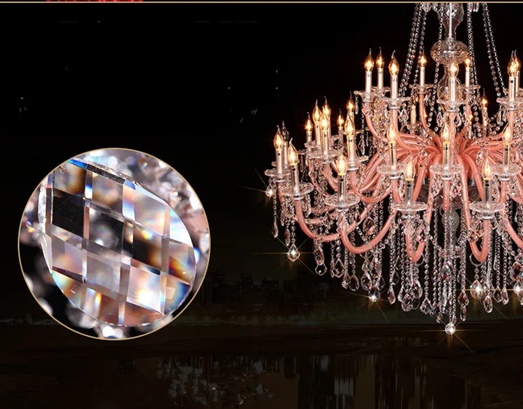 Подвесная люстра большие розовые лампы 30 45 современные светодиодные подсвечники