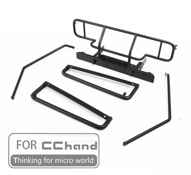 Металлический бампер + боковое пространство педаль для RC4WD 1:10 FJ40|Детали и