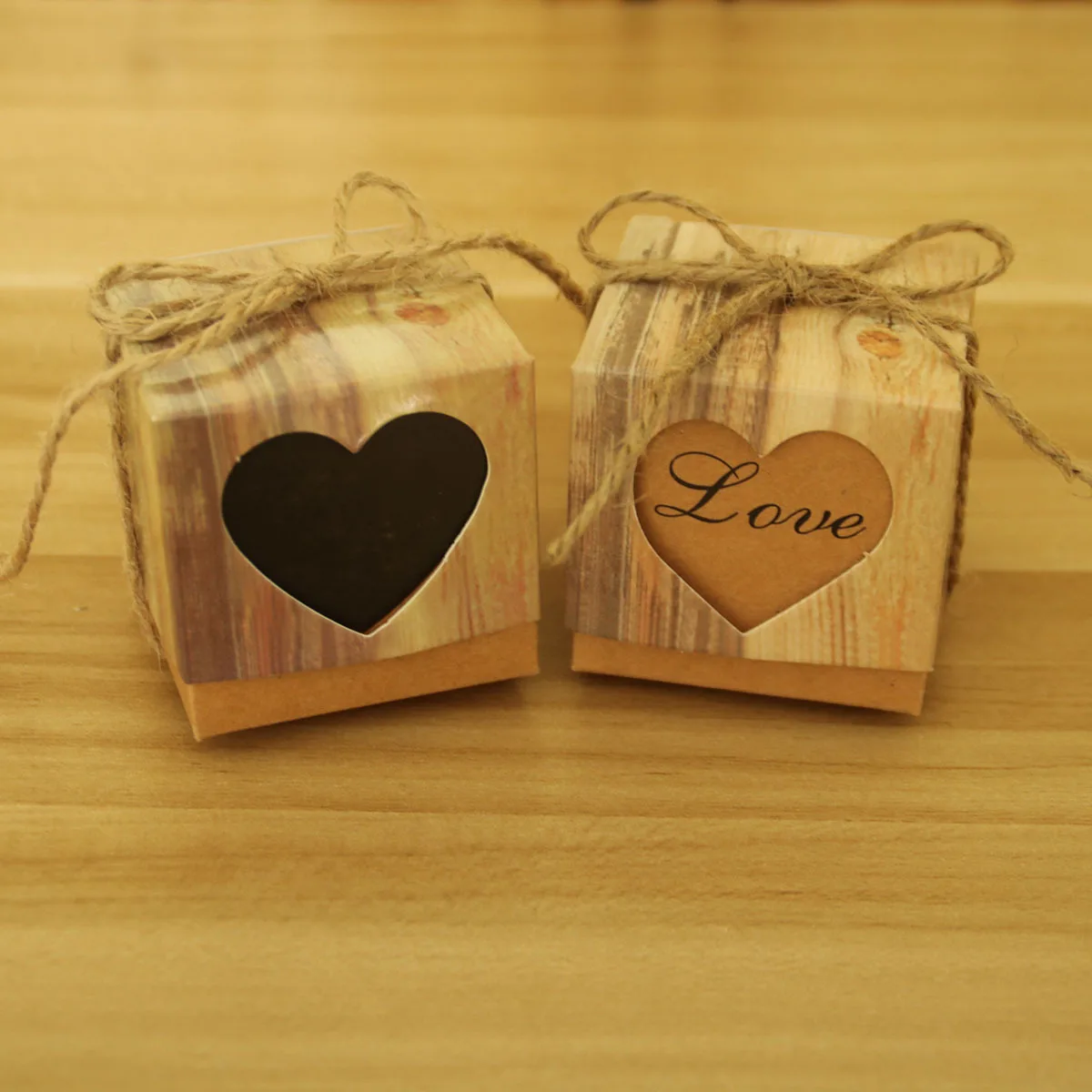 100 шт романтическая конфетная коробка с сердцем для свадебного украшения