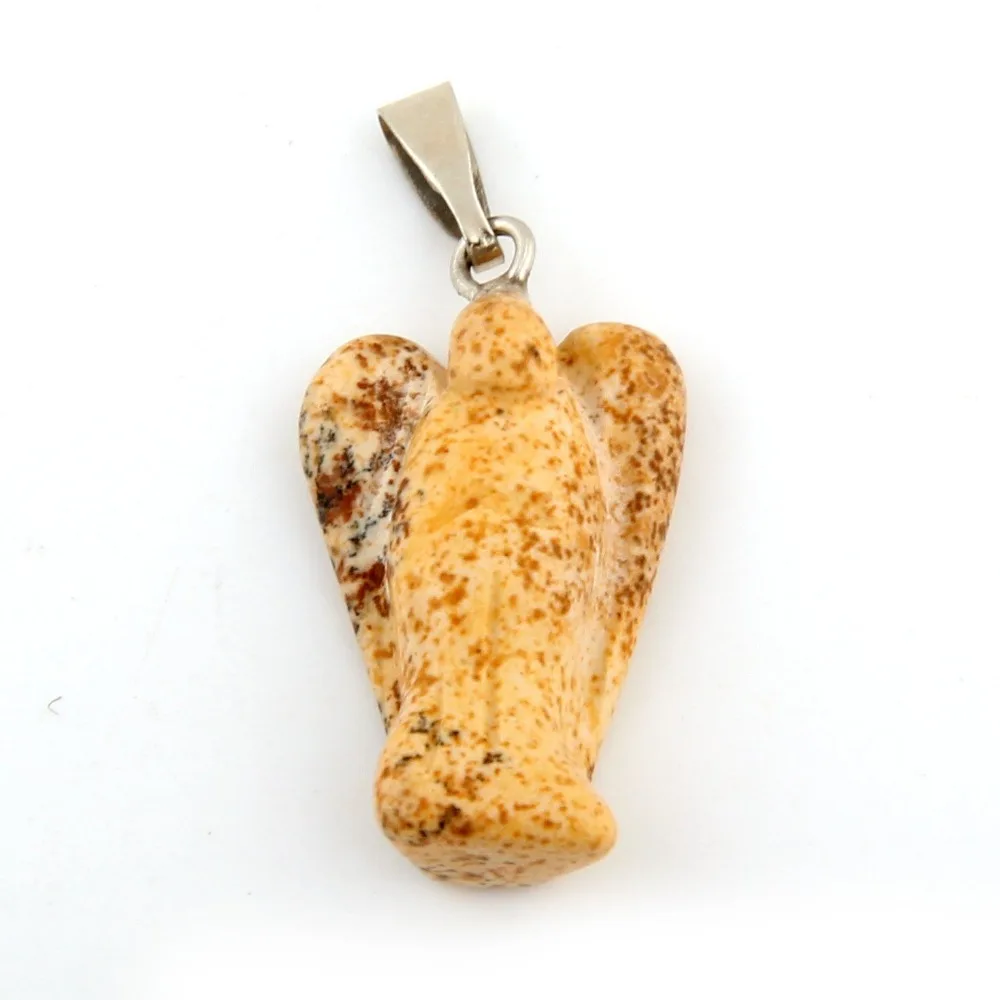 12 шт. подвеска в виде ангела из натурального камня|Подвески| |