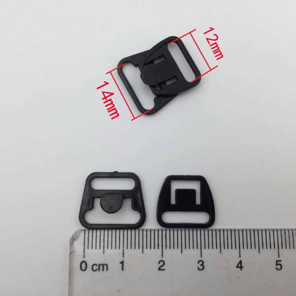 60 sets / lot 14mm bra maternity clasp nursing White Black color | Buckles &amp Hooks