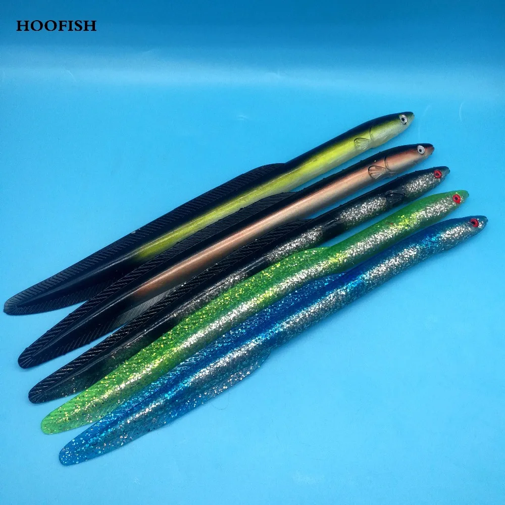 HOOFISH 3 шт./лот 5 цветов 58 6 г/30 см бионические приманки для рыбной ловли Лоуч