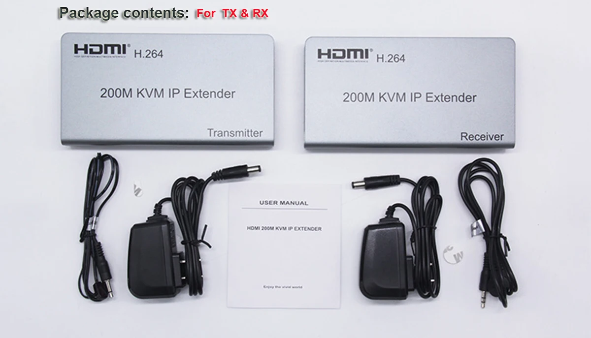 HDMI 200 M IP KVM Extender HDMI удлинитель USB поддержка TCP/IP точка-точка, одна точка до нескольких точки и каскад подключения