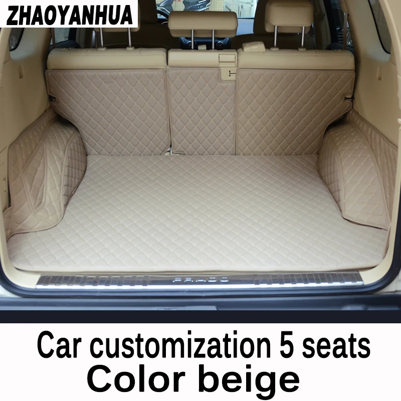 Коврики для багажника автомобиля ZHAOYANHUA на заказ Volvo C30 S40 S60 S80 V40 XC60 XC90 5D|mat mat|mat for