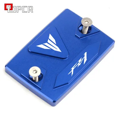 FZ1 blue Аксессуары для мотоциклов CNC Передняя Тормозная жидкость Крышка Резервуара Крышка для Yamaha FZ1 FZ6 FZ8 FAZER MT07 tractracer - Цвет: FZ1 blue