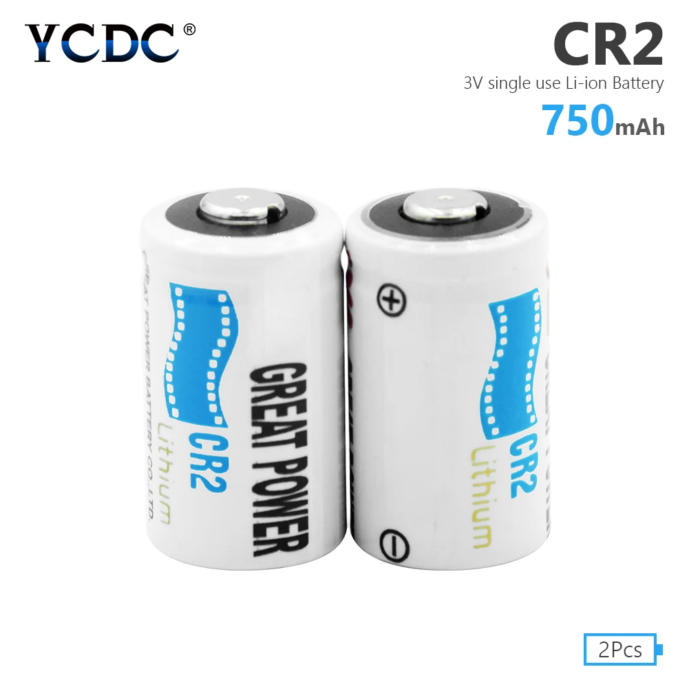Литиевая батарея CR2 CR15H270 CR15266 2 шт. 3 в 750 мАч|Батарейки| |