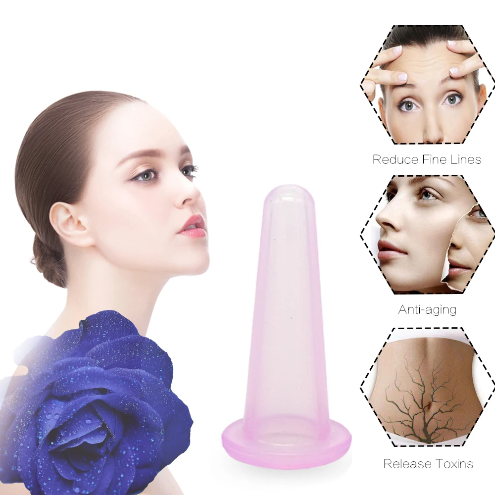 20 см вакуумный массажер для глаз шеи лица спины чашка тела антицеллюлитный