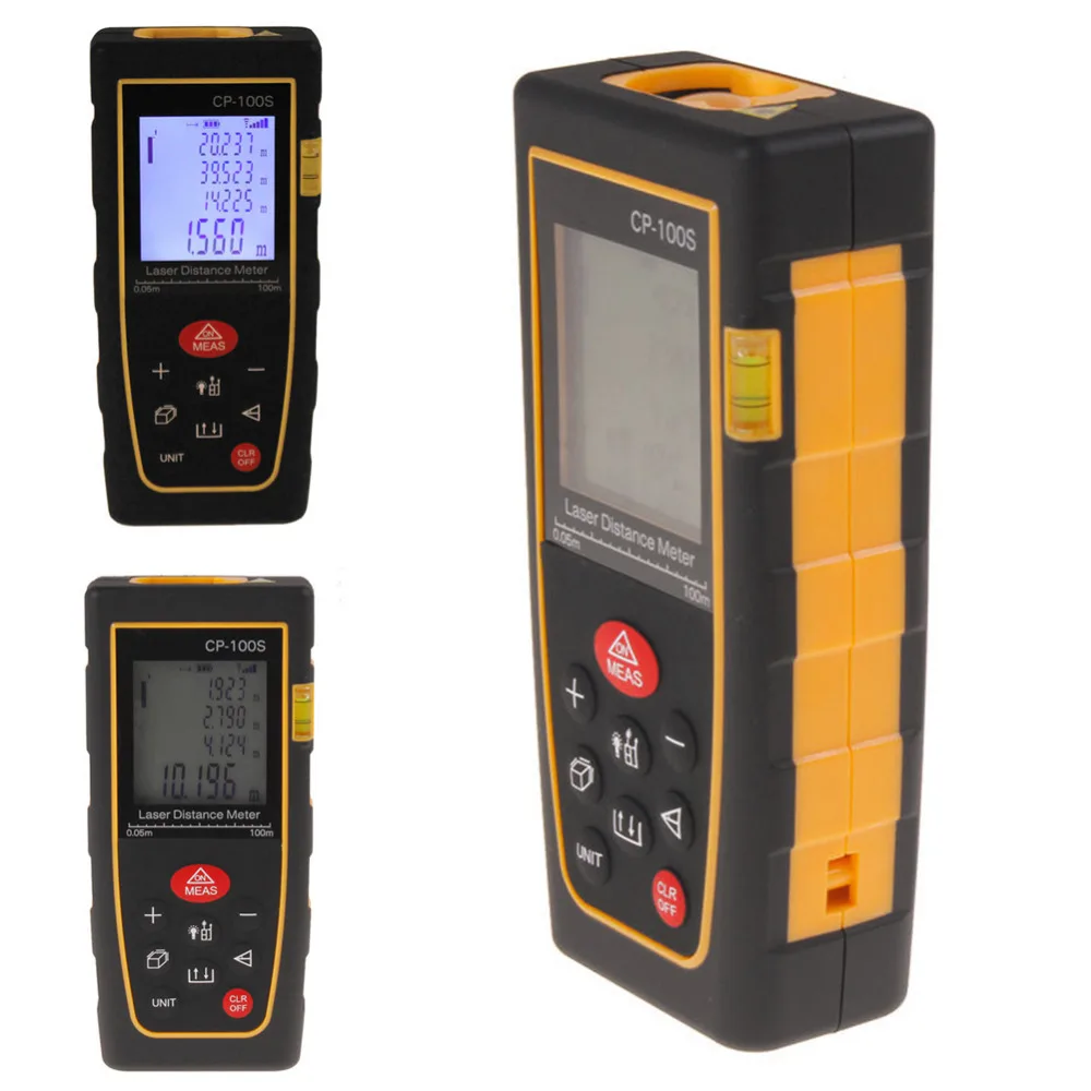 Цифровой ЖК дисплей лазерный дальномер Finder Мера Diastimeter 100 м/328ft лучше #20/22 Вт|distance