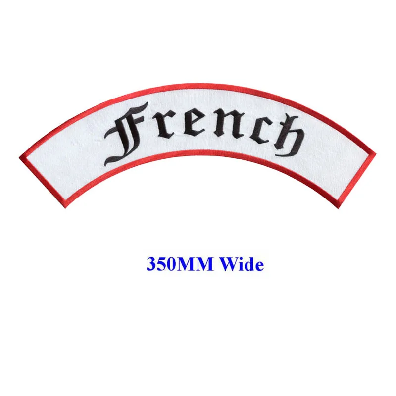 Разные шрифт французские качалки MC патчи мотоциклетные байкерские вышитые