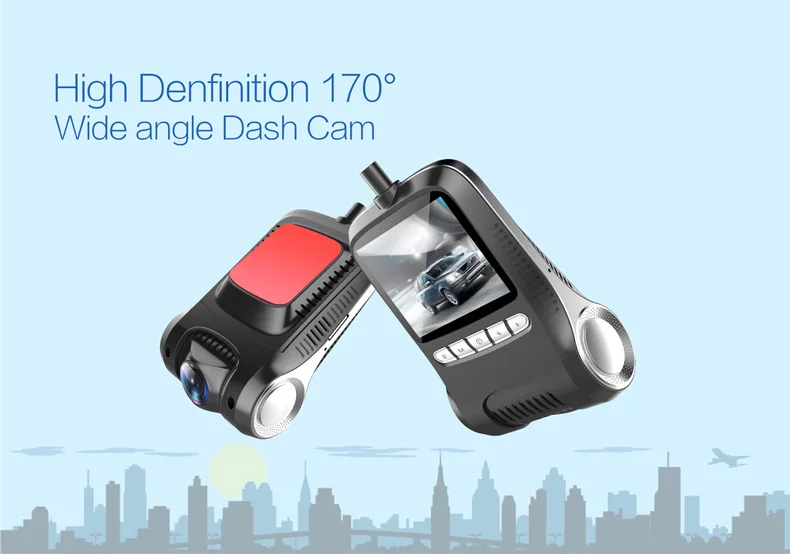 RS501 Novatek Dash camera WiFi Full HD 1080 P Автомобильный цифровой видеорегистратор без экрана 170 градусов видеокамера рекордер с ночным видением