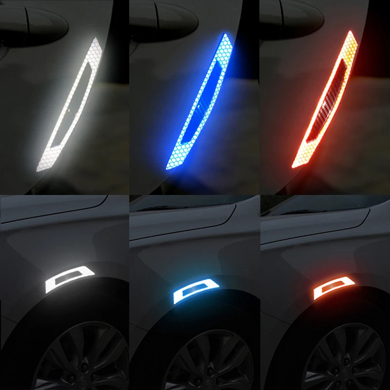 Car 5D Carbon Fiber Stickers Door Edges Decals Auto Reflective Strip Warning Styling Accessories Automobiles | Автомобили и
