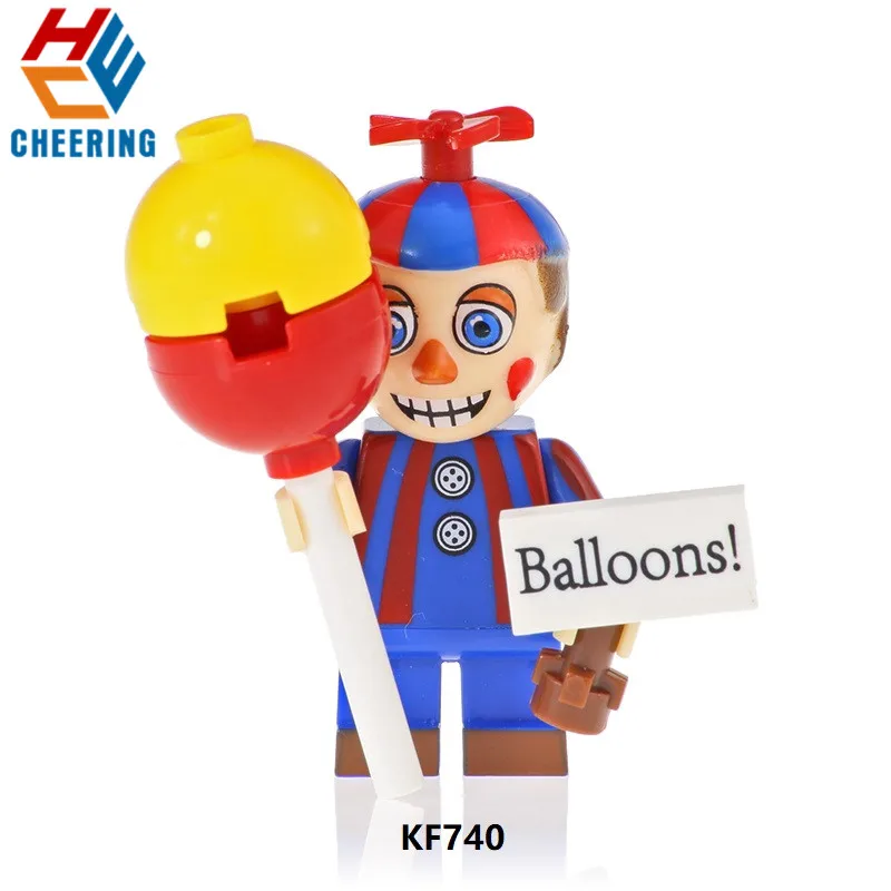 Single Sale Building Blocks Famous Movie Five Nights At Freddy Chica Bunny Foxy Spintraft Brick Children Toys Kids Gift KF6071