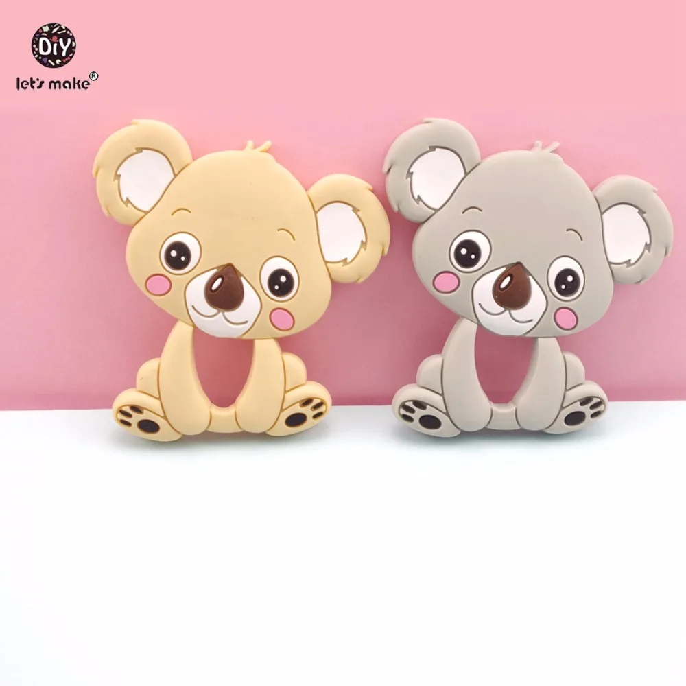 Детский силиконовый Прорезыватель для зубов от Let's Make 10 шт.|baby pendant|pendant necklacependant