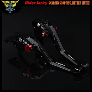 Black Лазерный Логотип(YZFR6) 3D дизайн(ромб полые) Черный ЧПУ Регулируемый рычаг тормоза мотоцикла сцепления для YAMAHA YZFR6 YZF R6 17 - Цвет: Black