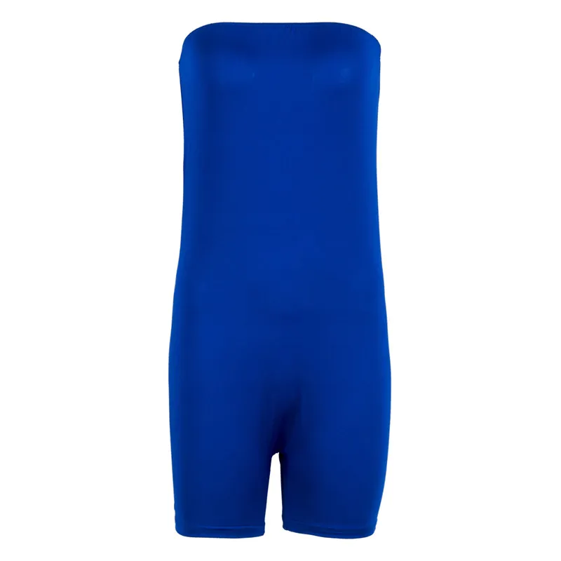 Модная Женская Клубная одежда без рукавов однотонные праздничные брюки мини